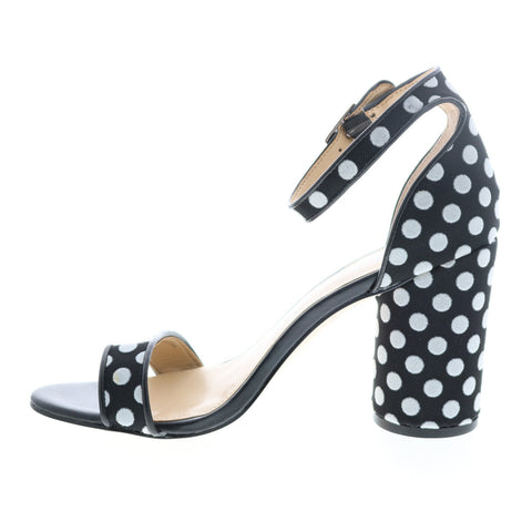Katy Perry The Clara Womens Black Synthetic Strap Strap Heels Shoes
