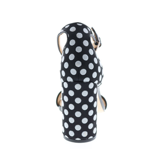 Katy Perry The Clara Womens Black Synthetic Strap Strap Heels Shoes