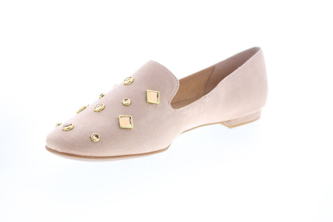 Katy Perry The Turner Womens Pink Canvas Slip On Loafer Flats Shoes