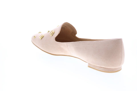 Katy Perry The Turner Womens Pink Canvas Slip On Loafer Flats Shoes