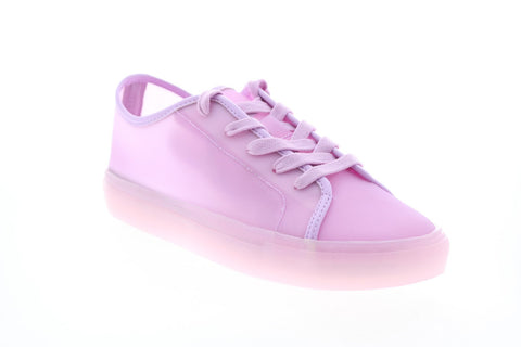 Katy Perry The Glam Womens Purple Synthetic Lace Up Lifestyle Sneakers Shoes