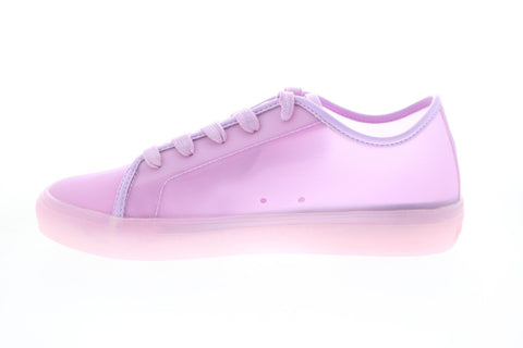 Katy Perry The Glam Womens Purple Synthetic Lace Up Lifestyle Sneakers Shoes
