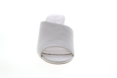 Katy Perry The Landen Womens Gray Synthetic Slip On Mules Heels Shoes