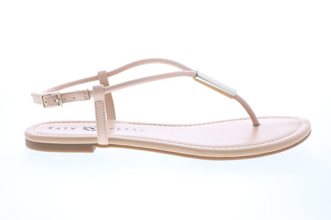 Katy Perry The Jule Womens Brown Synthetic Strap Slingback Sandals Shoes