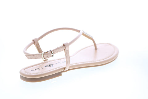 Katy Perry The Jule Womens Brown Synthetic Strap Slingback Sandals Shoes