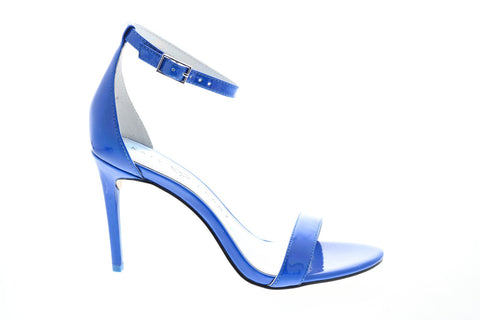 Katy Perry The Jamie Womens Blue Synthetic Strap Strap Heels Shoes