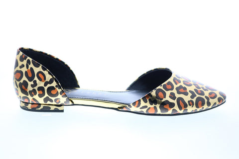 Katy Perry The Liam Womens Gold Synthetic Slip On Loafer Flats Shoes