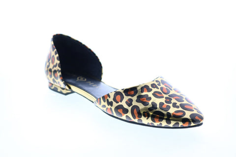 Katy Perry The Liam Womens Gold Synthetic Slip On Loafer Flats Shoes