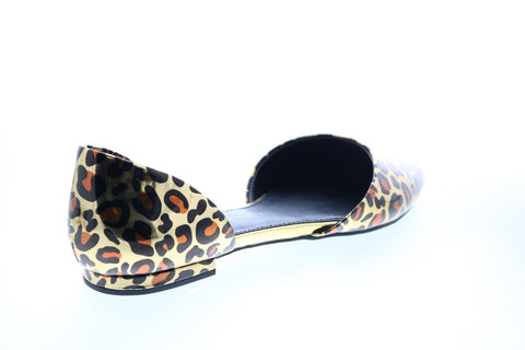 Katy Perry The Liam Womens Gold Synthetic Slip On Loafer Flats Shoes
