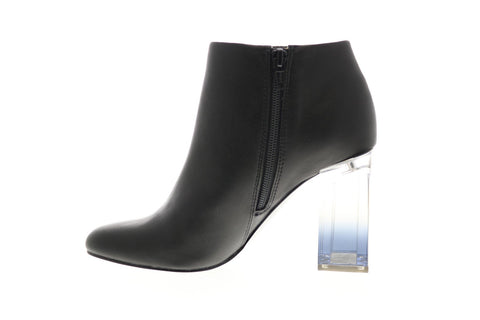 Katy Perry The Sizzle Womens Black Synthetic Zipper Ankle & Booties Boots 