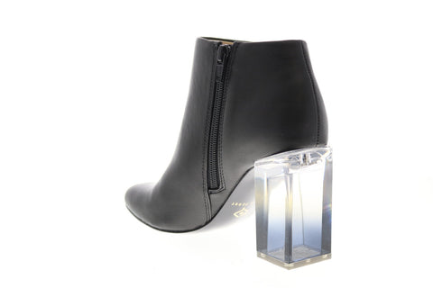 Katy Perry The Sizzle Womens Black Synthetic Zipper Ankle & Booties Boots 
