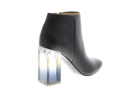 Katy Perry The Sizzle Womens Black Synthetic Zipper Ankle & Booties Boots 