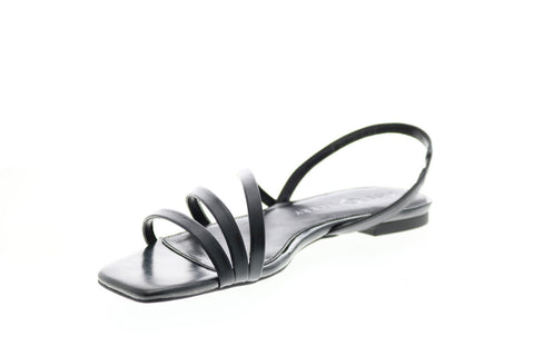 Katy Perry The Bondie Womens Black Synthetic Slip On Slingback Sandals Shoes