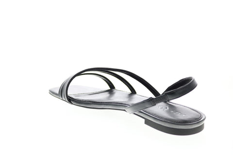 Katy Perry The Bondie Womens Black Synthetic Slip On Slingback Sandals Shoes