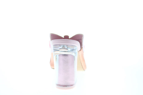 Katy Perry The Kirra Womens Pink Synthetic Slip On Mules Heels Shoes