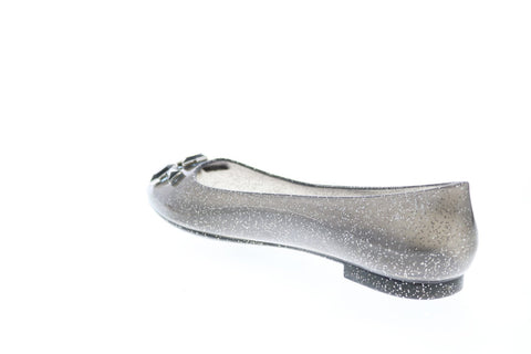 Katy Perry The Princess Womens Black Synthetic Slip On Ballet Flats Shoes