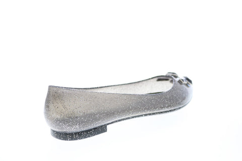 Katy Perry The Princess Womens Black Synthetic Slip On Ballet Flats Shoes
