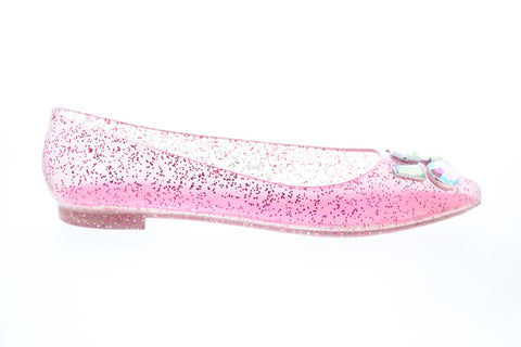 Katy Perry The Princess Womens Pink Synthetic Slip On Ballet Flats Shoes