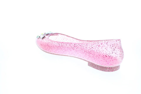 Katy Perry The Princess Womens Pink Synthetic Slip On Ballet Flats Shoes