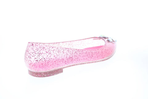 Katy Perry The Princess Womens Pink Synthetic Slip On Ballet Flats Shoes