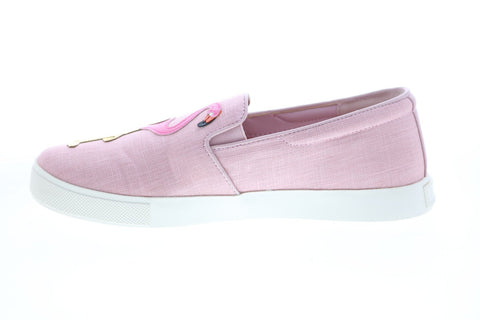 Katy Perry The Kerry Womens Pink Canvas Slip On Lifestyle Sneakers Shoes