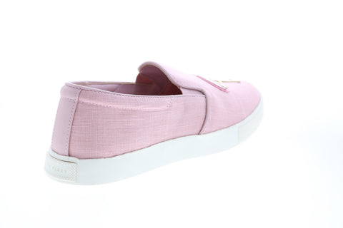 Katy Perry The Kerry Womens Pink Canvas Slip On Lifestyle Sneakers Shoes
