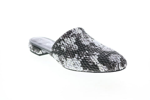 Katy Perry The Marcy Womens Black Synthetic Slip On Mule Flats Shoes