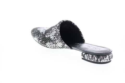 Katy Perry The Marcy Womens Black Synthetic Slip On Mule Flats Shoes