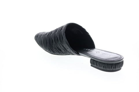 Katy Perry The Marcy Womens Black Synthetic Slip On Mule Flats Shoes