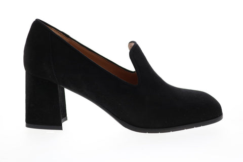 Aquatalia Marsha Dress Suede 34L3623-BLK Womens Black Suede Heels Pumps Shoes