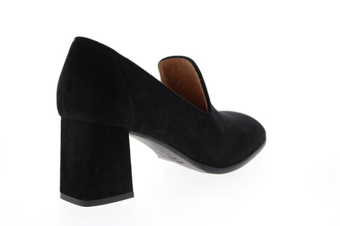 Aquatalia Marsha Dress Suede 34L3623-BLK Womens Black Suede Heels Pumps Shoes