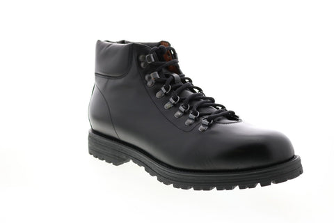 Aquatalia Nicolas Calf 34M0929-BLK Mens Black Leather Casual Dress Boots