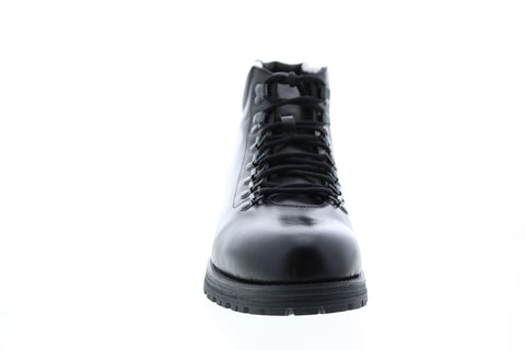 Aquatalia Nicolas Calf 34M0929-BLK Mens Black Leather Casual Dress Boots