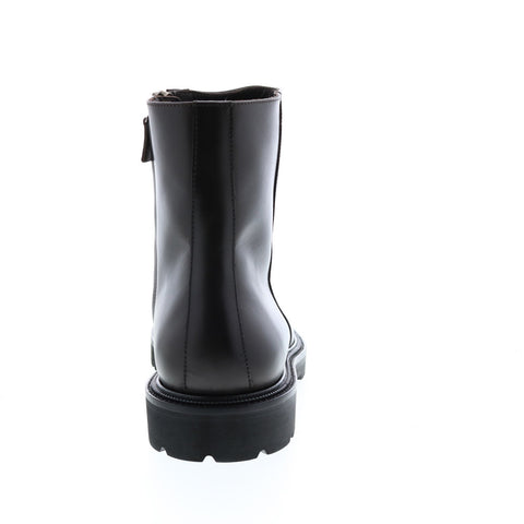 Aquatalia Pasquale Calf 34M0937-DBN Mens Brown Leather Zipper Casual Dress Boots