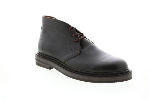 Aquatalia Harry Coated Suede 34M0942-COF Mens Brown Leather Chukkas Boots