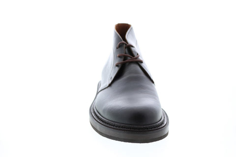 Aquatalia Harry Coated Suede 34M0942-COF Mens Brown Leather Chukkas Boots