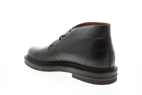Aquatalia Harry Coated Suede 34M0942-COF Mens Brown Leather Chukkas Boots