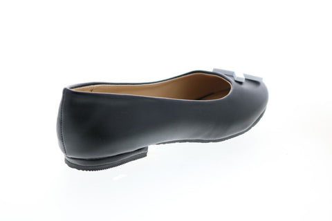 Katy Perry The Hug Kiss 34PK0010-BLK Girls Black Synthetic Ballet Flats Shoes