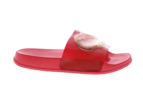 Katy Perry The We All Scream 34PK0015-RED Girls Red Slides Sandals Shoes