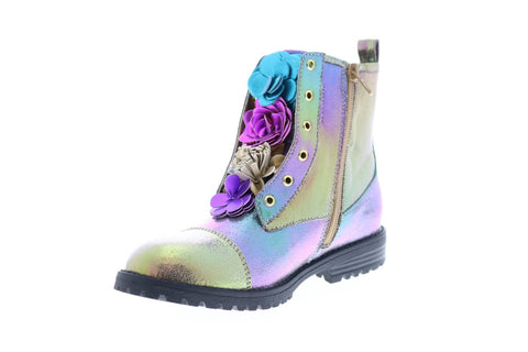 Katy Perry The Bliss Irredescent Girls Blue Purple Synthetic Casual Dress Boots