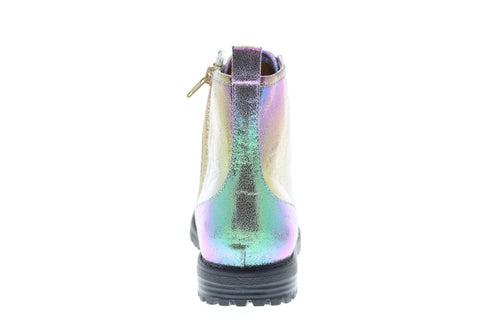 Katy Perry The Bliss Irredescent Girls Blue Purple Synthetic Casual Dress Boots