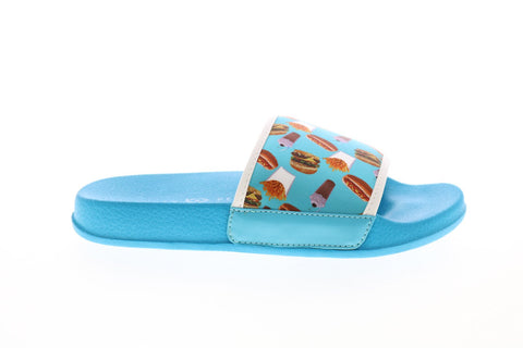 Katy Perry The Junkfood Slide 34PK0021-BLU Girls Blue Slides Sandals Shoes
