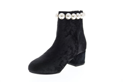 Katy Perry The Pearly Bootie 34PK0032-BLK Girls Black Ankle & Booties Boots