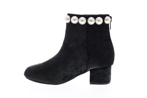 Katy Perry The Pearly Bootie 34PK0032-BLK Girls Black Ankle & Booties Boots