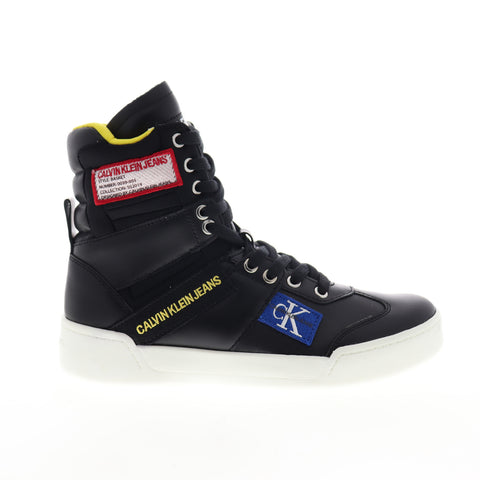 Calvin Klein Norton Action 34S0580-BLK Mens Black Designer Sneakers Shoes