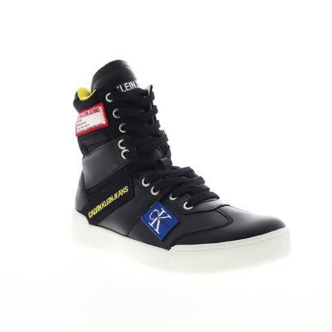 Calvin Klein Norton Action 34S0580-BLK Mens Black Designer Sneakers Shoes