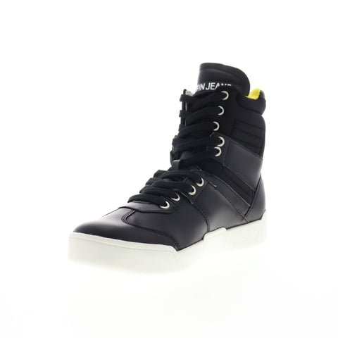 Calvin Klein Norton Action 34S0580-BLK Mens Black Designer Sneakers Shoes