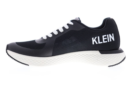 Calvin Klein Amos 34S0584-BLK Mens Black Mesh Low Top Designer Sneakers Shoes