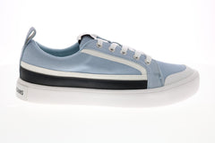 Calvin Klein Dino 34S0613-ICK Mens Blue Suede Designer Sneakers Shoes