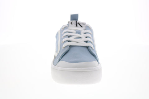 Calvin Klein Dino 34S0613-ICK Mens Blue Suede Designer Sneakers Shoes